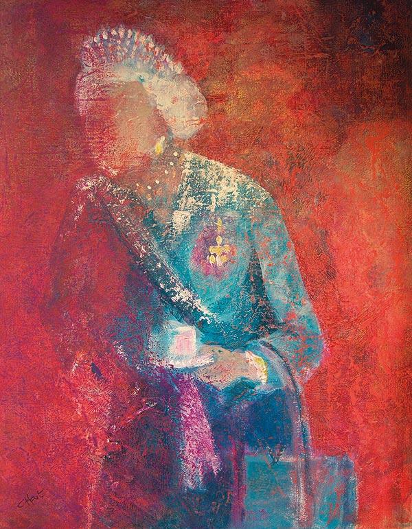 Buy this print <a href="/LocalArtsScene/">TheLocalArtScene</a> by local artist @trina52 - Tea and Taxation (Print) | The Local Art Scene #buylocalart #localartists #lymington #Hampshire #royalfamily #QueenElizabethII  thelocalartscene.com/shop/tea-and-t…