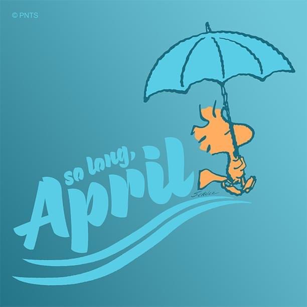 Peanuts_4Fans's tweet photo. So long, April! https://t.co/aQ94nLaIxt