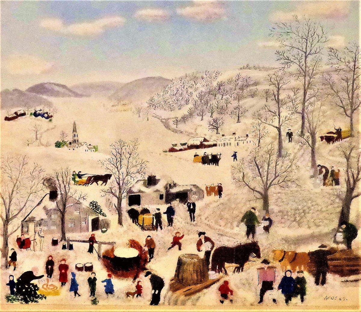 Vorige week was ik in <a href="/MuseumMORE/">Museum MORE</a> in #Gorssel, waar ik prachtige realistische kunst heb bekeken. Op de foto’s zie je een #reconstructie van #Dolores’ ontbijt van Pyke #Koch, werk van Charley #Toorop, Henri #Russeau en #GrandmaMoses.