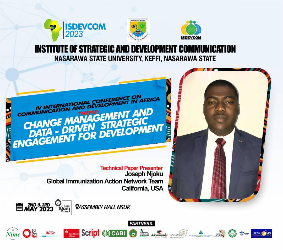 julianataiwo's tweet photo. We are set for the 4th Conference on Communication and Development in Africa, organised by the Institute of Strategic and Development Communication (ISDEVCOM), Nasarawa State University, Keffi, Nasarawa State, Nigeria.
 #isdevcom
#isdevcom2023 https://t.co/MQCQtYtJ42