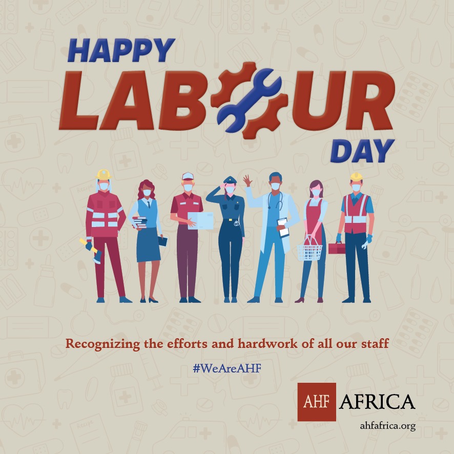 DianaTibesigwa's tweet photo. #WeAreAHF,Respect to the AHF labour force! #LabourDay #knowledgement @ahfafrica @ahfugandacares https://t.co/DESRU8hElL
