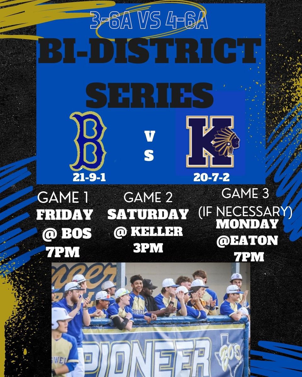 BaseballBoswell's tweet photo. On we go!!!
#ALLIN #Round1 
 @emsisdathletics https://t.co/lBQGY1HRS0