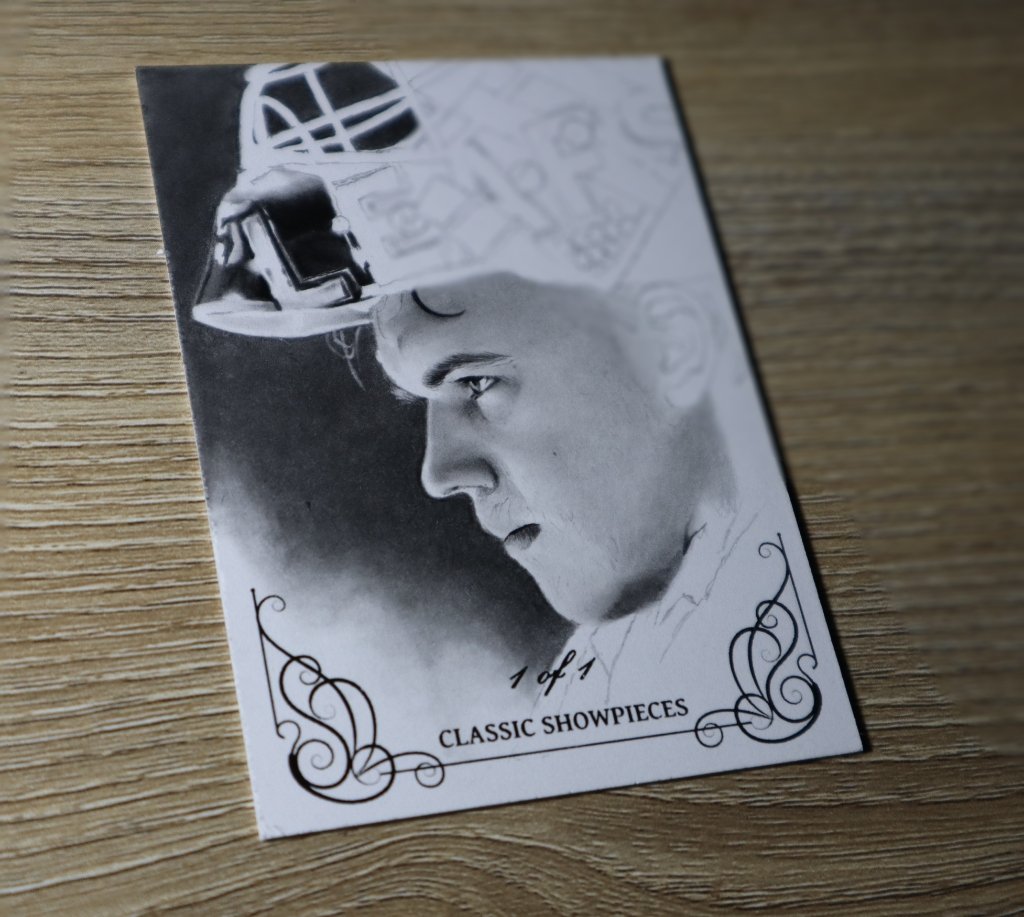 PietensArt's tweet photo. Big win from the @MapleLeafs last night. To celebrate I'm going to be giving away this #1of1 hand drawn card -- stay tuned !!!! https://t.co/Zb7kL4ikEn