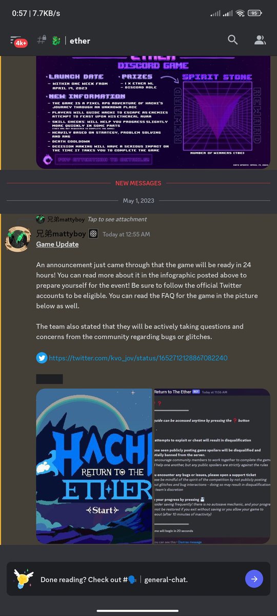 Maybe you guys are not always 24 hours in front of Pc, but thanks to <a href="/SynergyPass/">Synergy</a> for always updating all web3 news including <a href="/ether/">ETHER</a> . And also glad and honored to have <a href="/visionofviii/">V</a> in our community as guest 🙏🏼
Dont fade <a href="/SynergyPass/">Synergy</a> and <a href="/ether/">ETHER</a> guys!!
