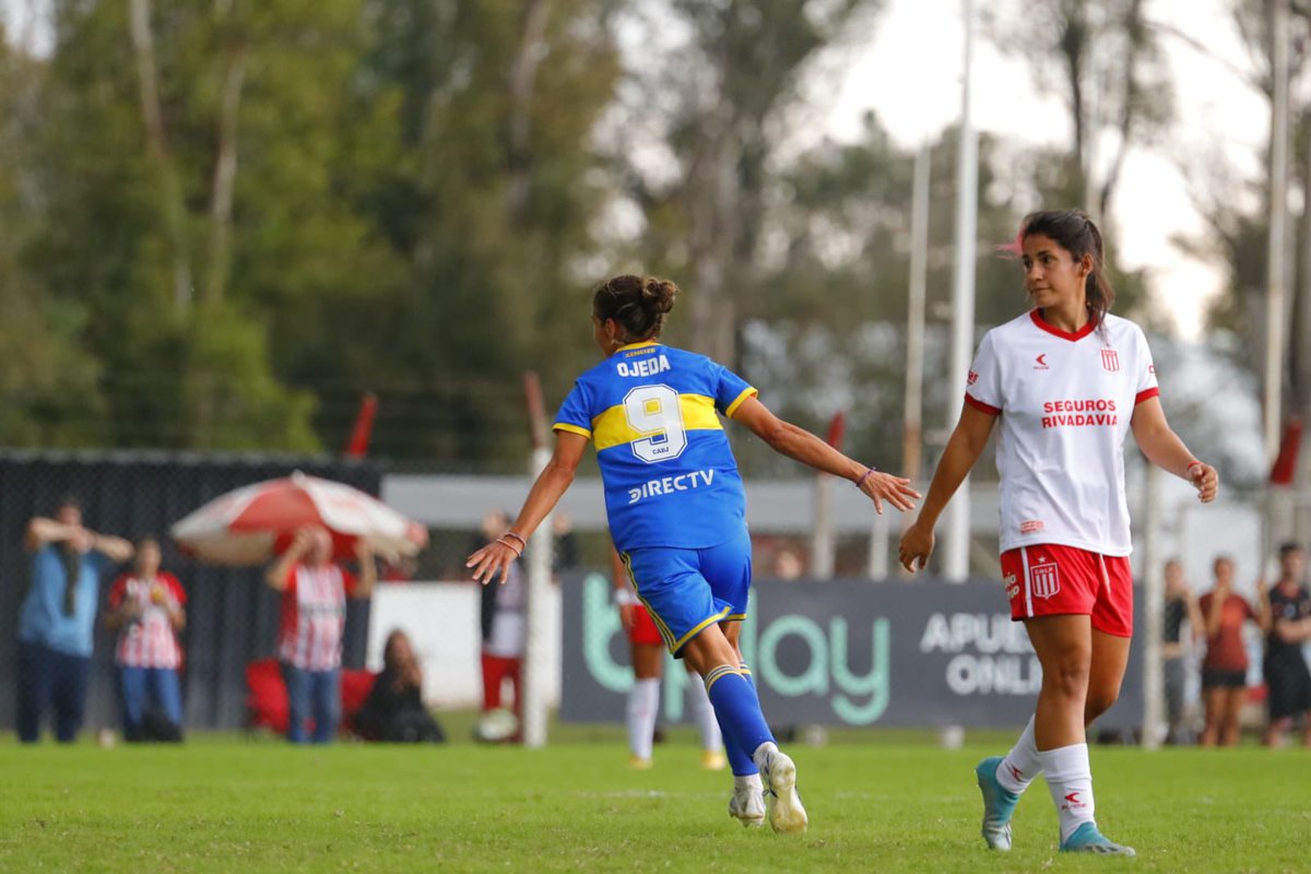 Andrea Ojeda convirtió el 1-0 de Boca sobre Estudiantes.