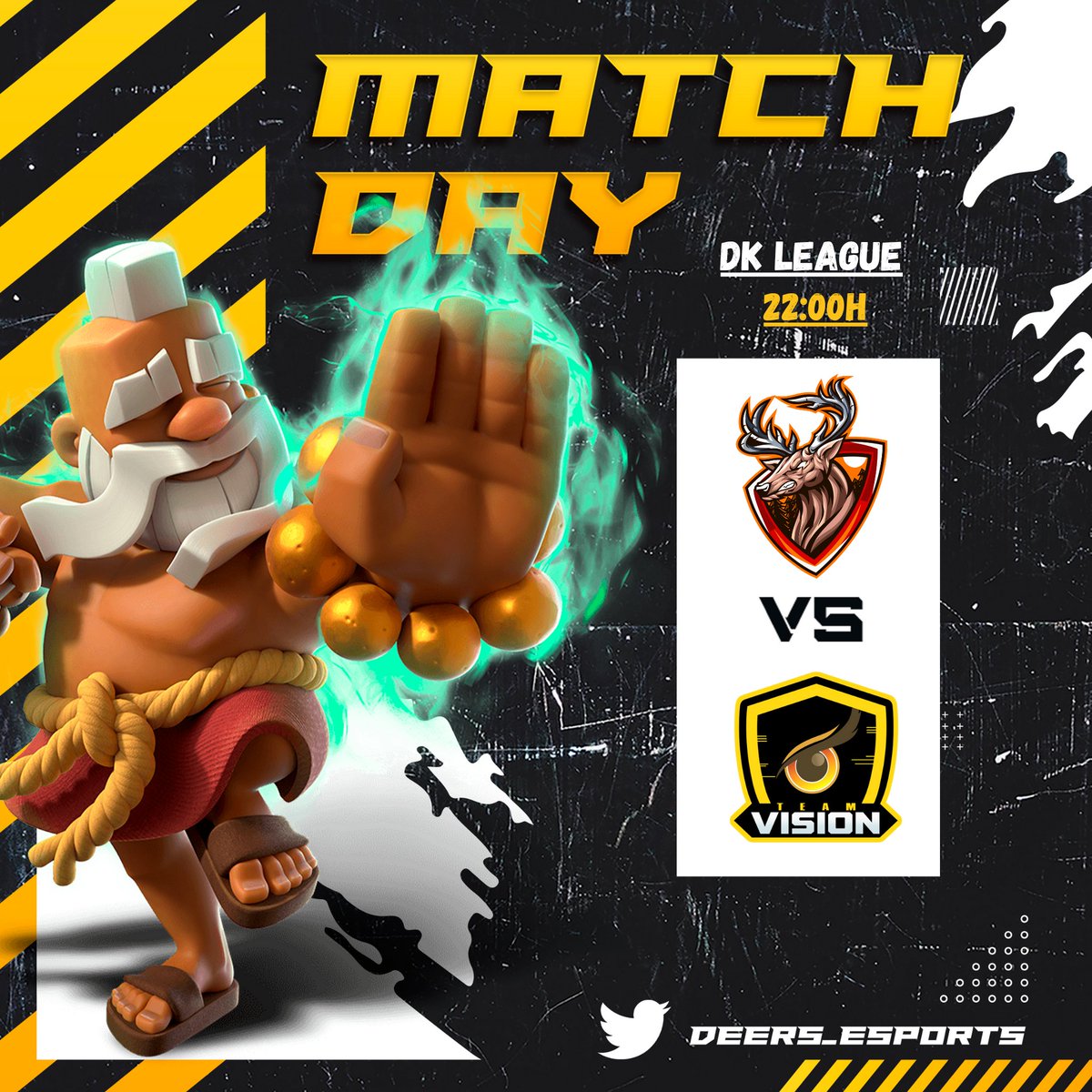 Buenas Noches!!🌌🌌

•🔥Doble match esta noche y los chicos lo van a dar todo🔥•

🏆 <a href="/LigaCNTAL/">Liga Continental™</a> 
🆚 <a href="/VzlaVictory/">⚡Vzla Victory⚡</a>🇻🇪
⚔️ Ronda 1
⏰ 21H🇪🇦/13H🇲🇽
📺 twitch.tv/slayer113jr?sr…

🏆 <a href="/DkleagueCR/">DK LEAGUE</a> 
🆚 <a href="/TeamVision_Esp/">Team Vision 🦉</a>🇧🇷
⚔️ Ronda 2
⏰ 22H🇪🇦/14H🇲🇽

#ALWAYSDEERS🦌