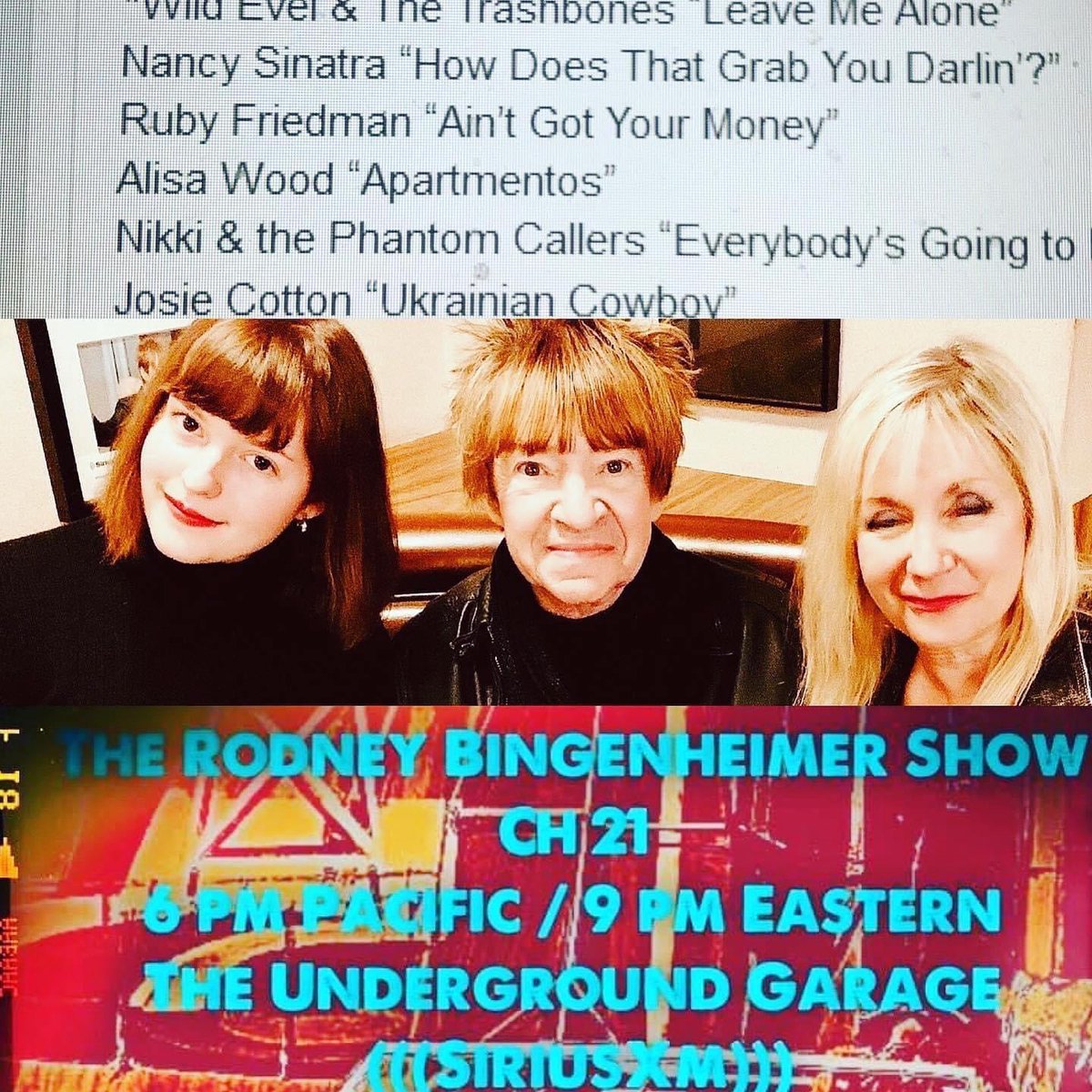 #AlisaWood #rodneybingenheimer #SiriusXM #Radio #rocknroll #rockandroll #music #RockAgainstRacism #Hollywood