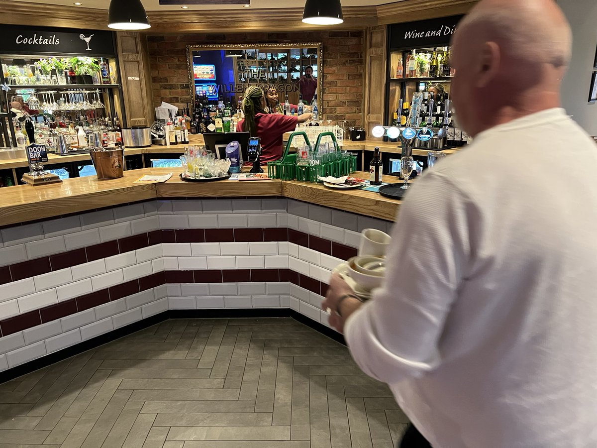bunji82's tweet photo. @brewersfayre shambles today in Milton Keynes  Willen - three friends and I cleared 100 glasses and 100 plates from the outside as no one could be bothered….. and none were ours! Asked the staff and they couldn’t have cared less. https://t.co/y99p2RqI4P