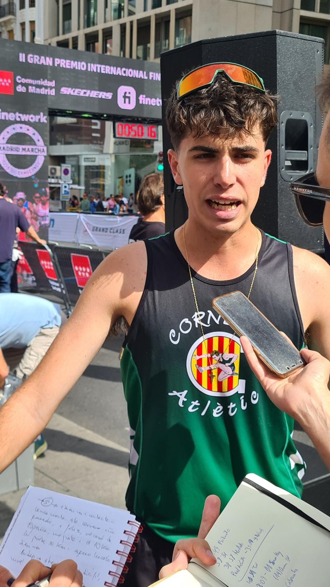 atletismoRFEA's tweet photo. Gran mañana del @MadridMarchaGP 

Fortunato y Yang se exhiben en la Gran Vía con mejor marca española para @PaulMPodium 

🚹 Francesco Fortunato 🇮🇹 38:56
🚺 Jiayu Yang 🇨🇳 43:20

@PaulMPodium 
Mejor Marca 🇪🇸 10km marcha 39:09

🔗 https://t.co/fCOH5zp2ZS
( 🖊️Emeterio Valiente) https://t.co/Z0WDEYi0yf