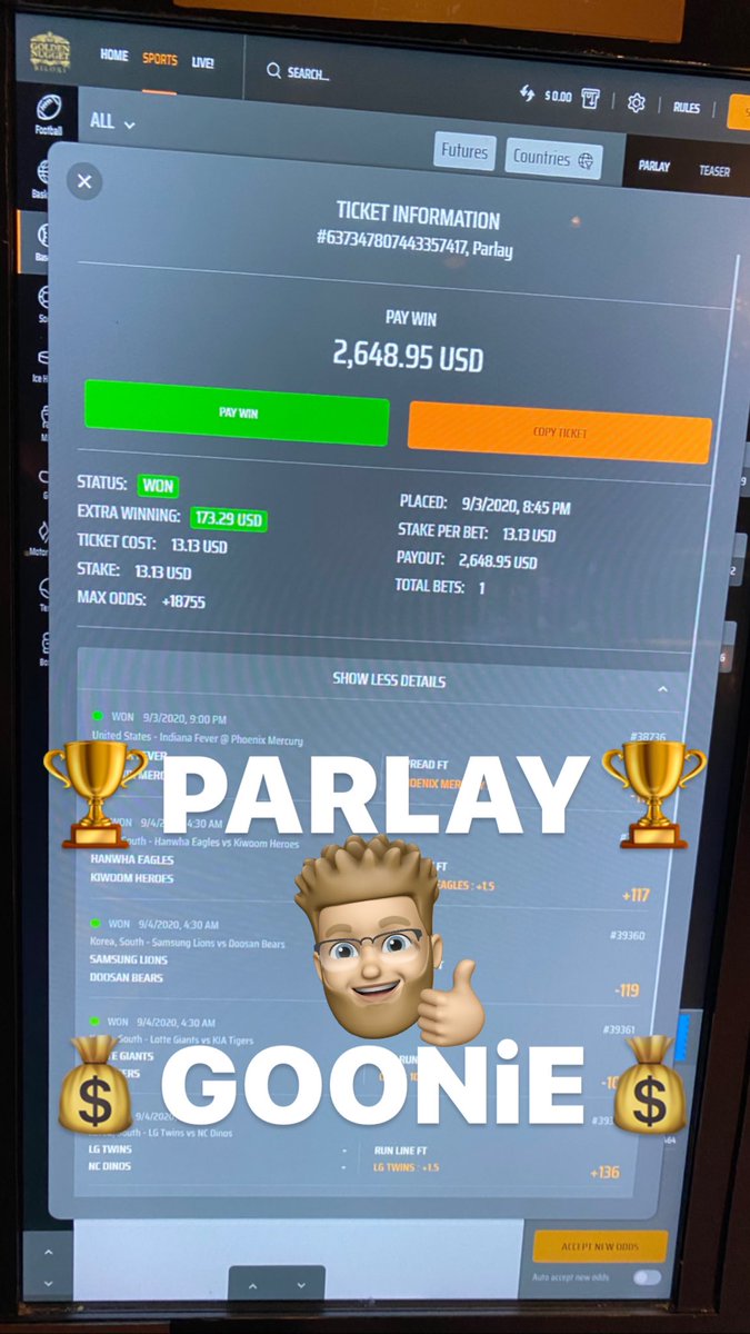 ParlayGoon's tweet photo. 💚REAL DEAL PARLAY GOONiE💚
@realdealgoonie on INSTAGRAM https://t.co/zVc6wYUM8B