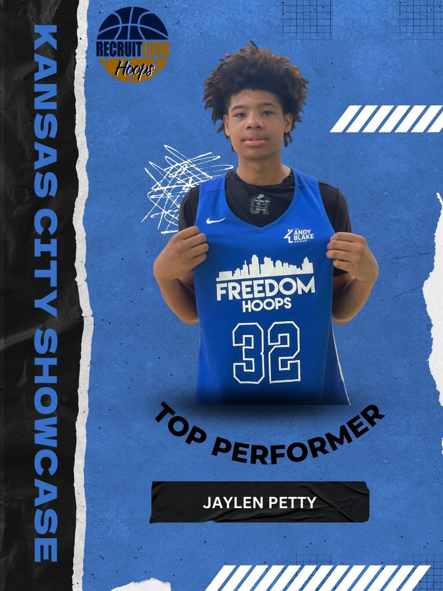 ⭐️Top Performer⭐️

Jaylen Petty 6’3 WF Freedom Hoops 15U is an athletic swing forward with a solid mid range jumper. He hustles on both ends of the court, is an excellent rebounder and communicates on the back end of the defense. Petty can get to the cup off 1-2 dribbles and