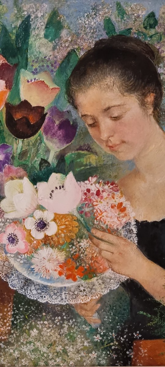 cultura_hola's tweet photo. Me declaro fan incondicional de la pintura luz, color y sensibilidad de OLGA SACHAROFF
(Tibilissi, 1889-Barcelona,. 1967)
"Floristeria" (detalle)
Museu de Montserrat https://t.co/XsDtNqcM2s