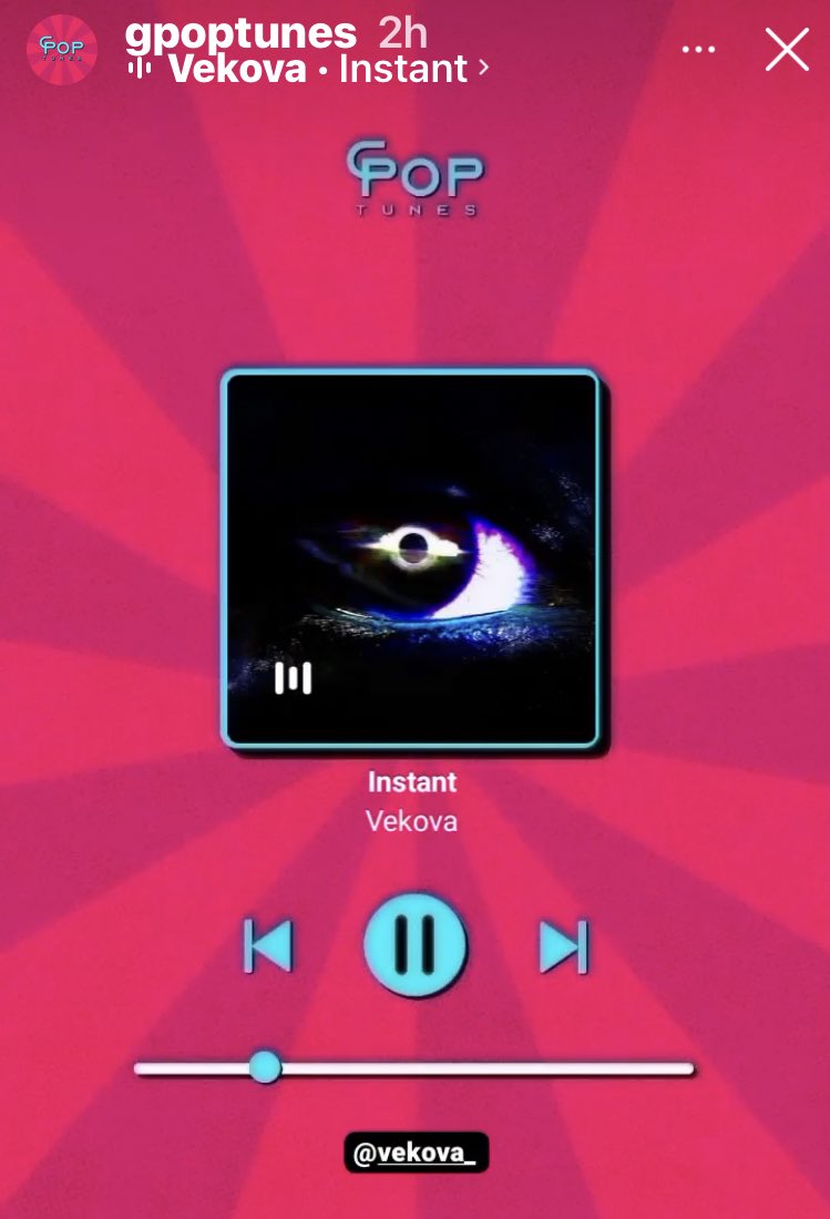 Merci à gpoptunes !

#instant #vekova #music