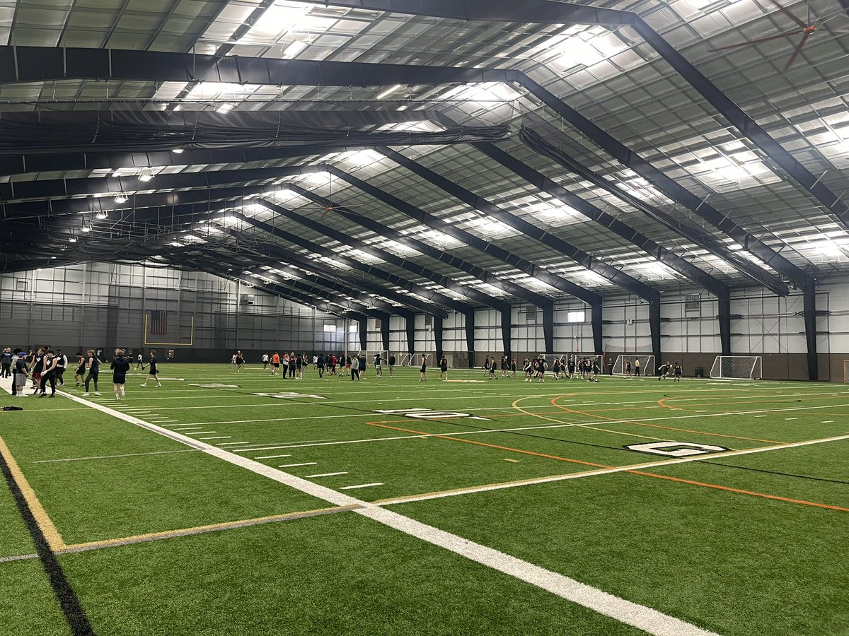 CoachMJSexton's tweet photo. Got better today! Great work fellas! #NorthvilleFootball #StackingPapers https://t.co/f7WTTNXwOo