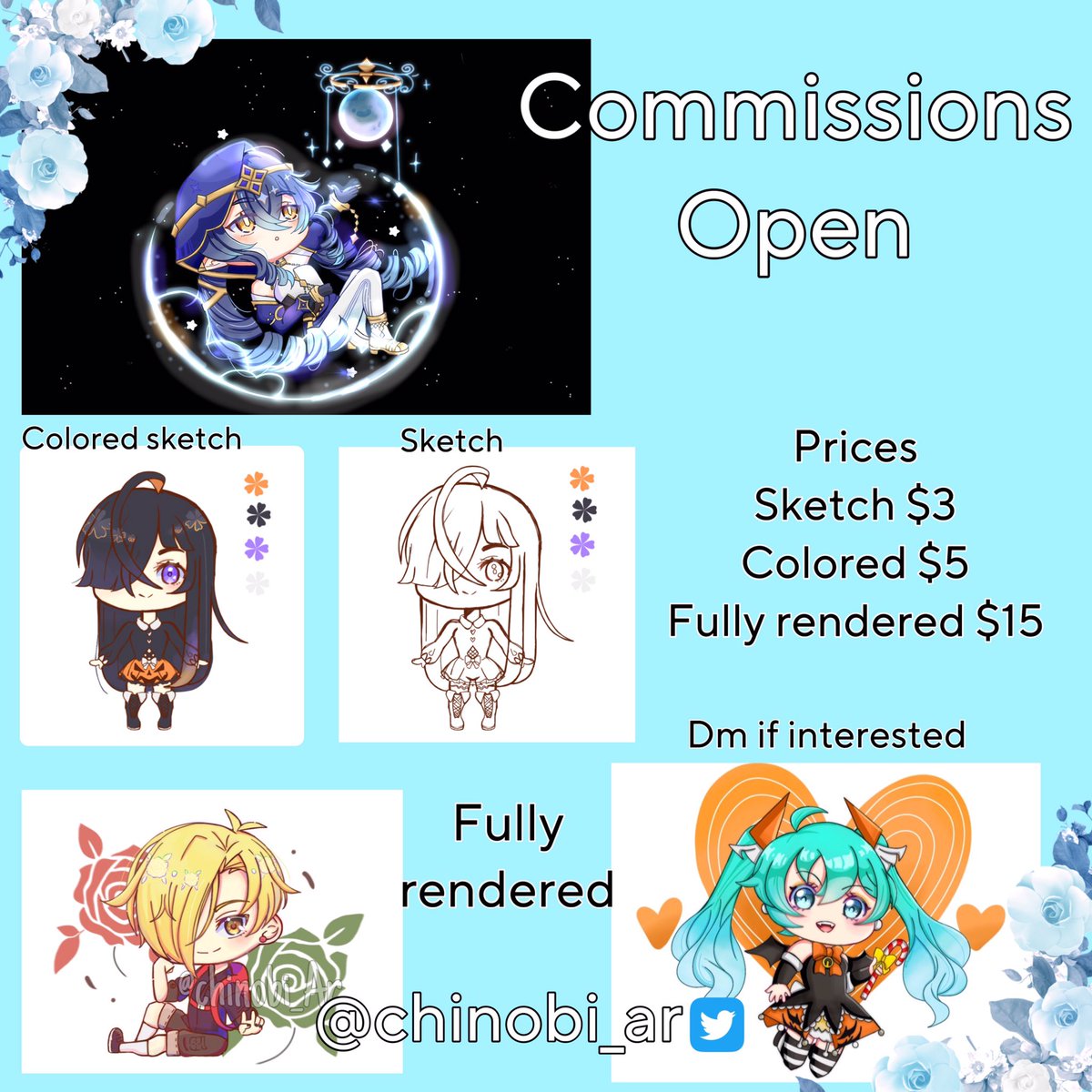 Commissions open 💖💗💖delectable chibiss #comissionsopen #lookingforcomission #chibicomissions #Commission #arttwt #artmoots