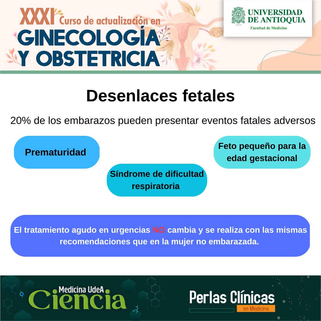 MedUdeACiencia's tweet photo. #PerlasClínicasUdeA | XXXI Curso de actualización en ginecología y obstetricia, Universidad de Antioquia https://t.co/WMu7tcqZMP