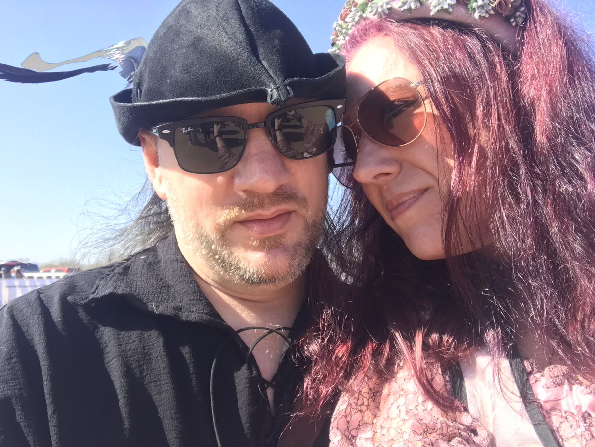 Renaissance Pleasure Fair with the stunning <a href="/AbbyW2007/">Abby from LRS Paddles</a> . The way she looks at me just melts me.