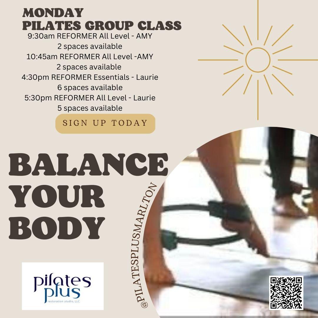 PilatesPlus's tweet photo. May brings fun classes and New ways for you to stay Healthy.  Check out these amazing #PilatesSmallGroup classes @PilatesPlusMarlton the only studio serving #MarltonNJ area for over 25 years.  #PilatesReformer #PilatesSemiPrivate 

https://t.co/ldElpjTgL8
#SouthJersey #EveshamNJ https://t.co/kZ9BnYkOtB