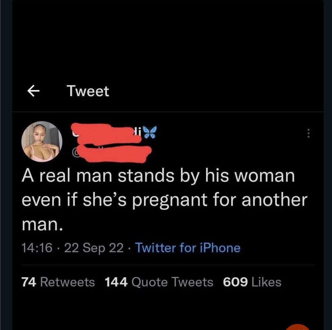 A true cuck wouldn’t mind where the wife got pregnant from 🤷‍♀️😈 #BNWO #Cuck #Femdom #QoS