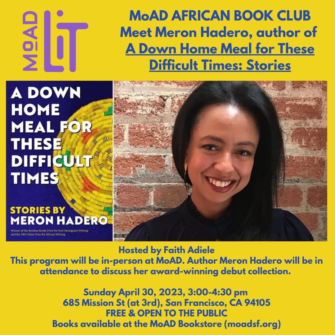 meetingfaith's tweet image. This afternoon @MoADsf @meronhadero visits #africanbookclub