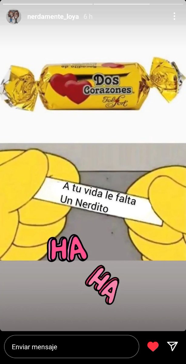 OtroShorshMas's tweet photo. - Creo que ya tengo suficientes #Nerditos en la colección
- ...
- O no?
@nerdamente_loya ha empezado con los mensajes subliminales 🤗 https://t.co/KtpZFrWdGY