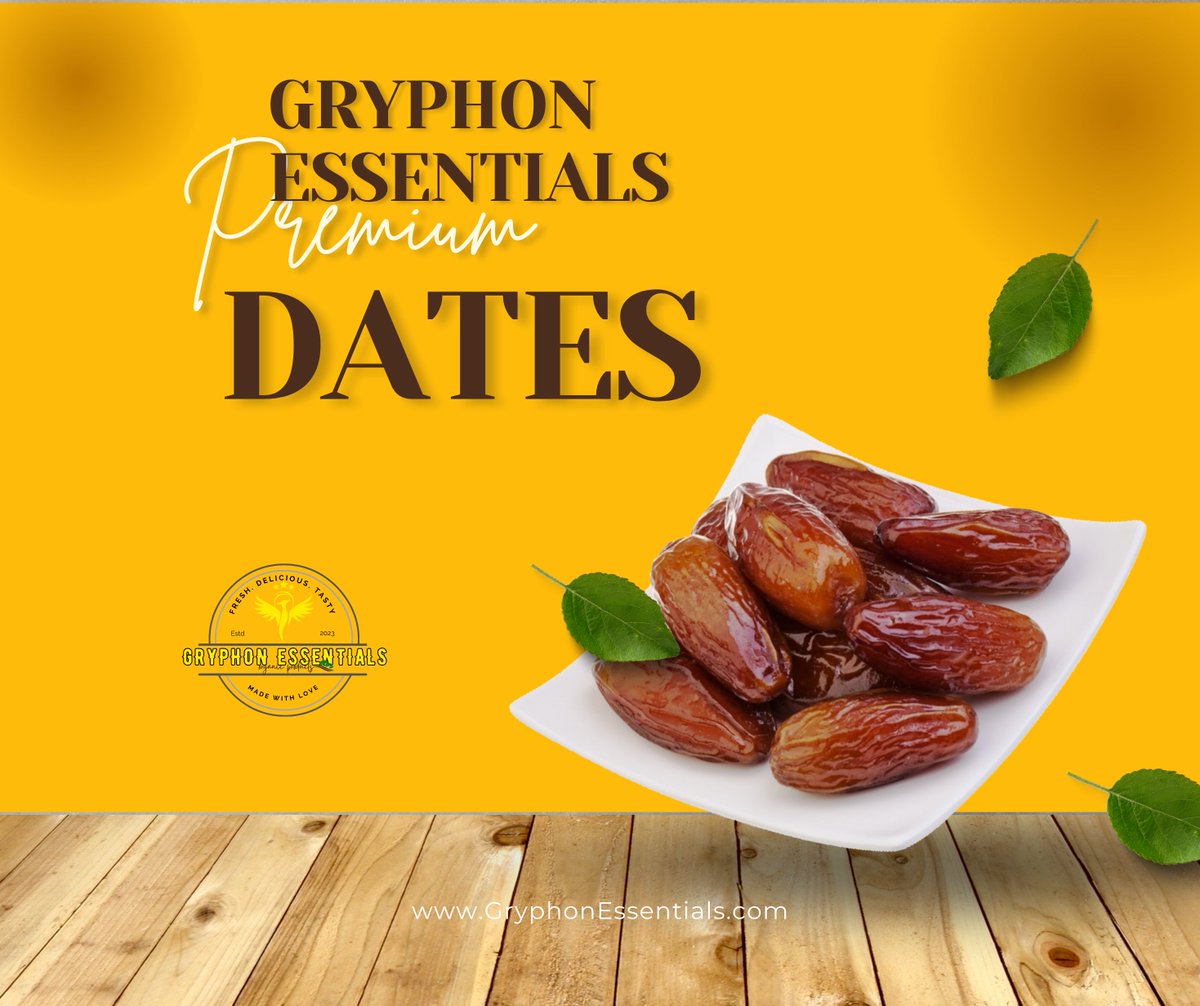 GryphonEssentia's tweet photo. Unwrap the natural sweetness of Gryphon Essentials hand-picked, sun-matured dates - a taste of pure goodness in every bite!🌴 https://t.co/zMJF4nG5fN