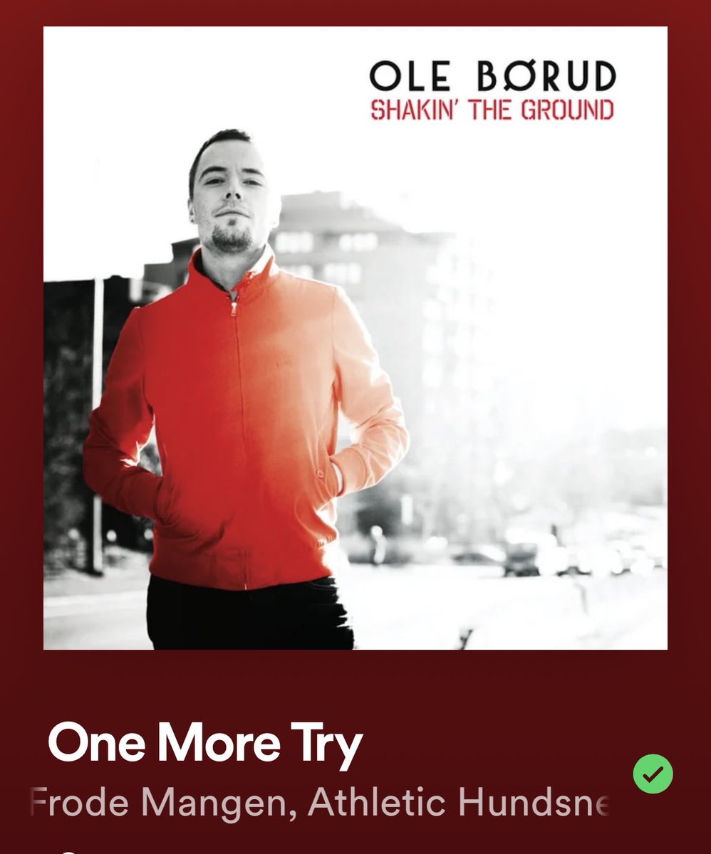 Have you heard about my friend #OleBorud? He’s amazing! Listen: open.spotify.com/playlist/6Fgeu…