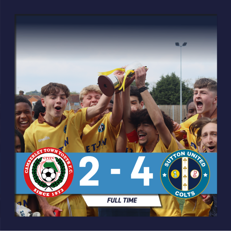 Congratulations to <a href="/SUFCJuniors/">SUFC Junior Section (boys)</a>, who beat <a href="/CamberleyTownFC/">Camberley Town</a> 4-2 this afternoon to win the <a href="/THORPEPARK/">Thorpe Park Official</a> U15 Youth County Cup Final 🏆🙌

#countycups #surreyfacup