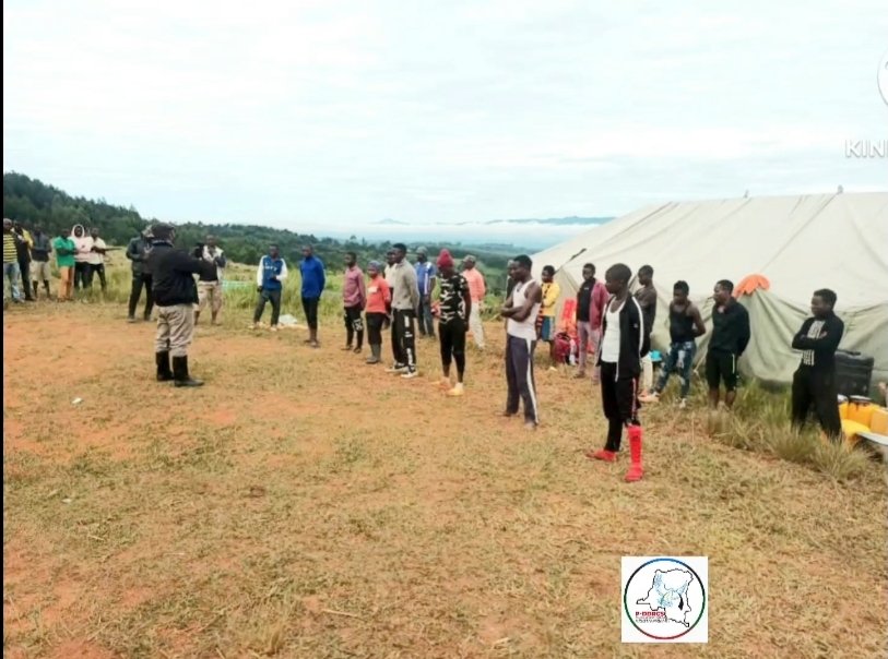 PDDRCSNK's tweet photo. Le regroupement des rendus,une réalité en territoire de #Lubero au #NordKivu. Regroupés ce dimanche et pris en charge par le @pddrcs Antenne de Lubero à #Kasando, une soixantaine des rendus sont prêts pour les opérations de désarmement et démobilisation @Presidence_RDC @MONUSCO https://t.co/eKqLTzpUJT