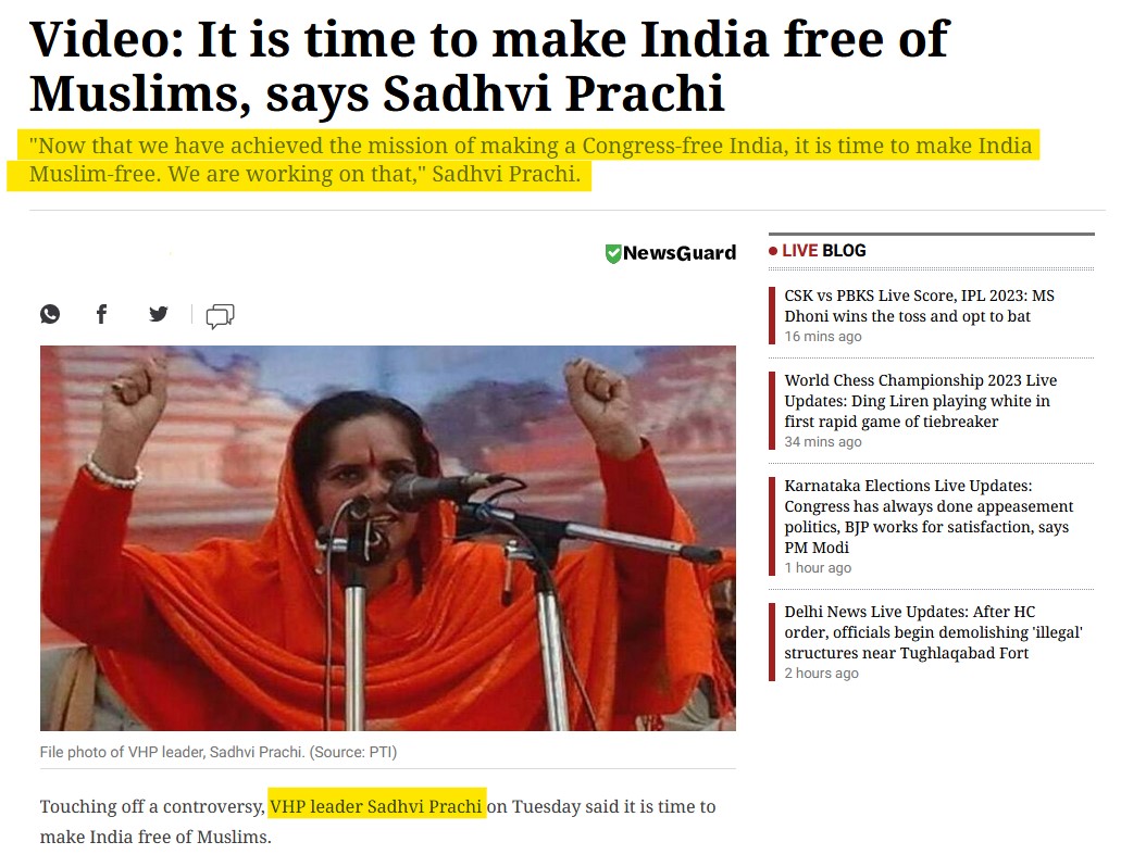 SaveIndiaOrg's tweet photo. Radical organization VHP Viswa Hindu Parishad (World Hindu Council) &amp; Bajrang Dal are involved in lynchings, vandalism, &amp; rioting across #India. They routinely organize public events to radicalize &amp; arm Hindus. 
@DHSgov @csiscanada should ban their chapters &amp; cut terror funding. https://t.co/HuywFEjMHk