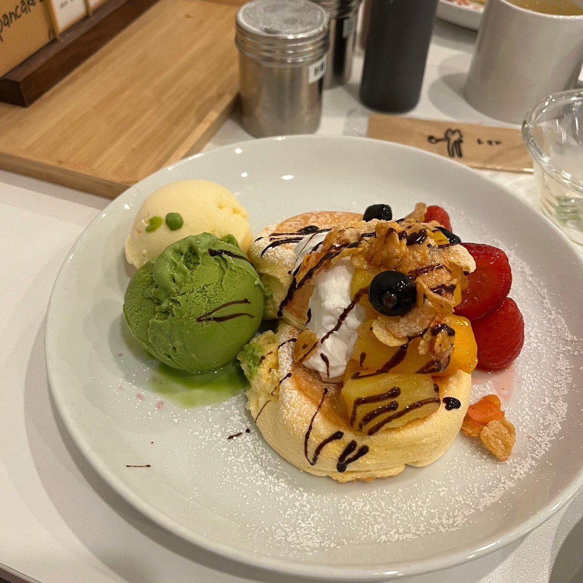 komaswe's tweet photo. 4/29に新入生歓迎会としてパンケーキのろあ様にお邪魔して、パンケーキ食べ放題に行ってきました💗
パンケーキ食べ放題なんて夢のようなカフェが渋谷にあるんです🫶🏻
インスタにはお店の詳細も記載しております👌🏻
入会してくださった方、ありがとうございました❣️ https://t.co/Ov85my4RcR