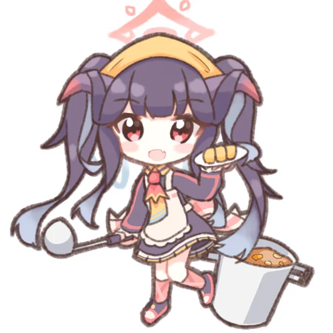 前に描いたフウカちゃん! #ブルアカ