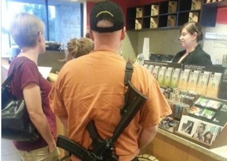 So, we are supposed to fine with THIS in public, but a trans person being construed as Flamboyant in public is too much?