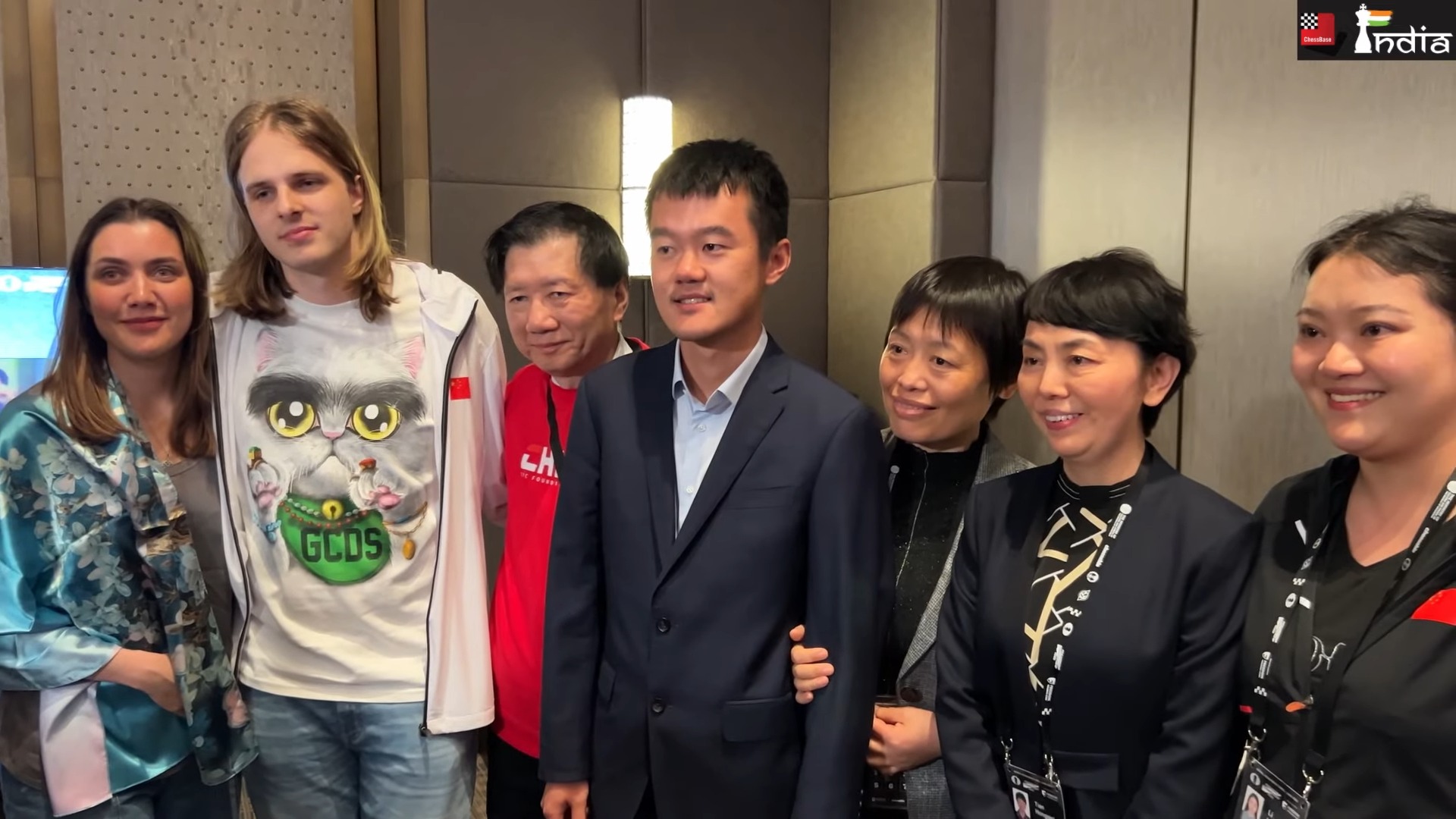 ChessBase India on X: Richard Rapport is now a part of Ding Liren's family! A wonderful frame. / X