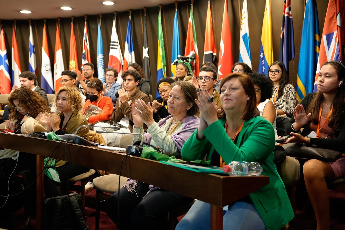 cepal_onu's tweet photo. 📸Revisa las postales que nos dejó la Sexta Reunión del Foro de los Países de #AméricaLatina y el #Caribe sobre el #DesarrolloSostenible, celebrado en la sede de la #CEPAL en #Chile 🇨🇱 ➡️ https://t.co/uKqvZhqjwS
#ForoALC20230 https://t.co/7b0BR47iW1