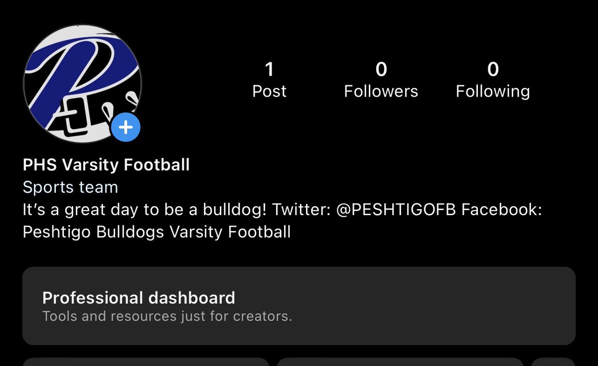 THIS JUST IN: We now have an Instagram! Go follow us: PHS Varsity Football #ITSAGREATDAYTOBEABULLDOG