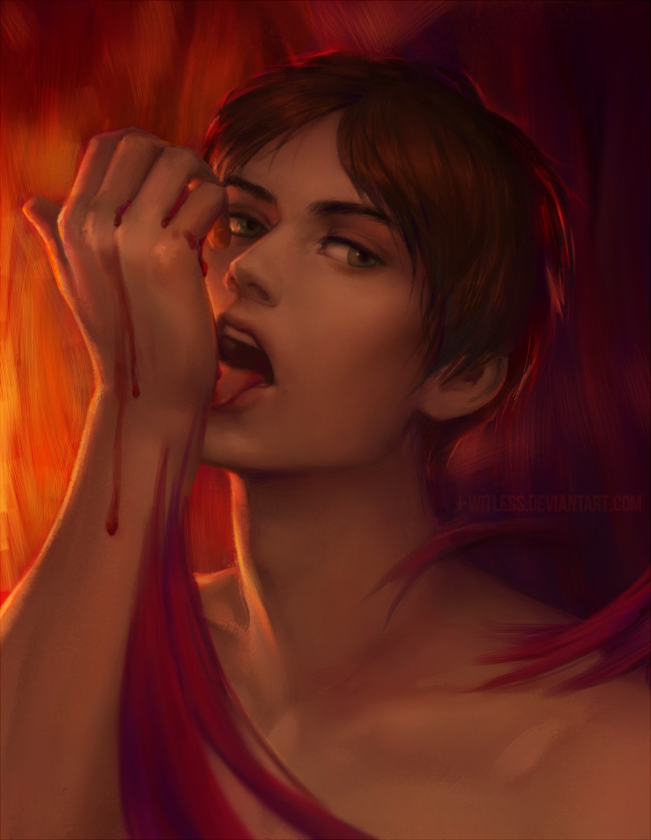 Young Eren Jaeger 🥵 #digitalart #fanart #attackontitan #shingekinokyojin #snk #animeart #eren