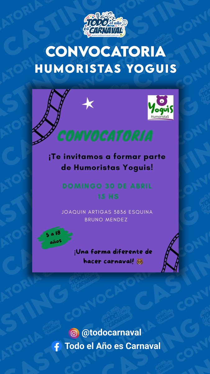 TelaesCarnaval's tweet photo. Convocatorias para hoy DOMINGO 30/04/2023 https://t.co/BiPp0rZZnX