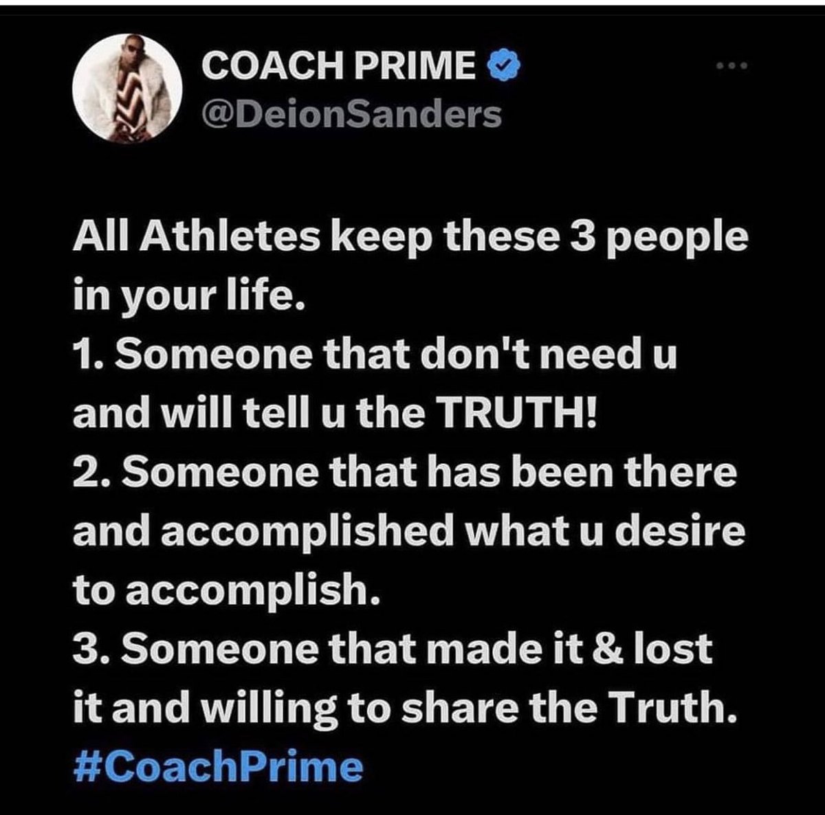 This is it. Once Athletes understand this a lot will change!!!! This is why I had good relationships with the players at Texas A&amp;M… and some coaches didn’t like it…