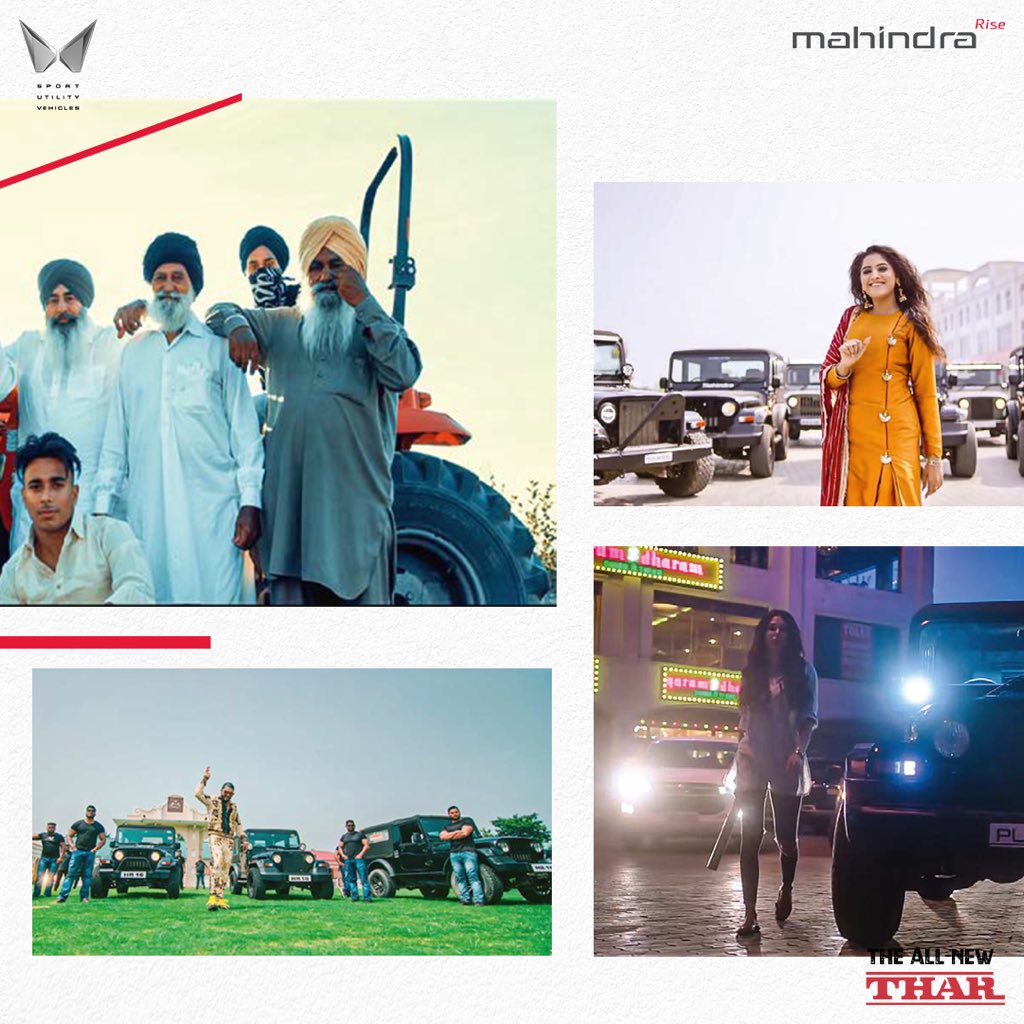 Mahindra_Thar's tweet photo. From a staple in every household to being the go to carrier in the state's socio-political landscape, read about why the Thar occupies a special place in Punjab.
Read now: https://t.co/CBR5v1U9lz
#MahindraThar #Thar #NewEdition #Engage4x4 @SirishChandran https://t.co/USmgAUcSo1