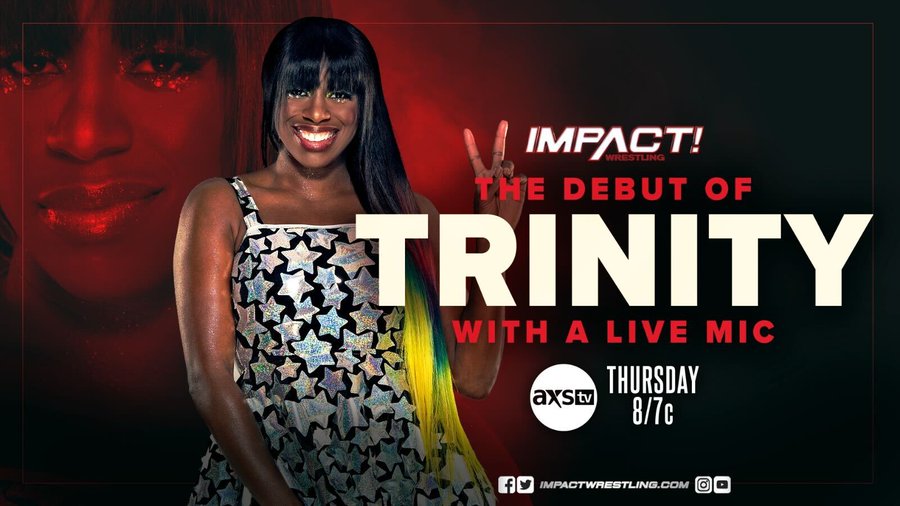 WomenWrestlersW's tweet photo. See this Instagram post by @wrestling_headlines https://t.co/wv2u57hhsv  Wrestling  USA  NewsWeek --  @TheTrinity_Fatu,  The Former  #NaomiWWE,  Has  Made  Her  Debut in  @IMPACTWRESTLING   At   #SpringSlugfest  With  @MercedesVarnado   Also  Present  Backstage.    @WWE   @WomenWrestlersW