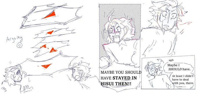 Ingo & Emmet fighting immediately before Ingo gets eebied is good and tasty but also lots of potential for post-Hisui fights