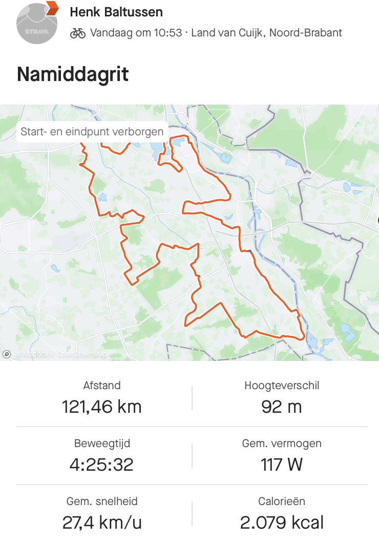 Vandaag #rondje33 weggetrapt. Tip voor ⁦<a href="/mariekemoorman/">marieke moorman</a>⁩:⁩ Rondje33 is een prima voorbereiding op #route33, een eigen initiatief van burgemeester van ⁦<a href="/gemeente_LvC/">Gemeente Land van Cuijk</a>⁩ om haar gemeente te verkennen met een bezoek aan de 32 dorpen en stadje Grave