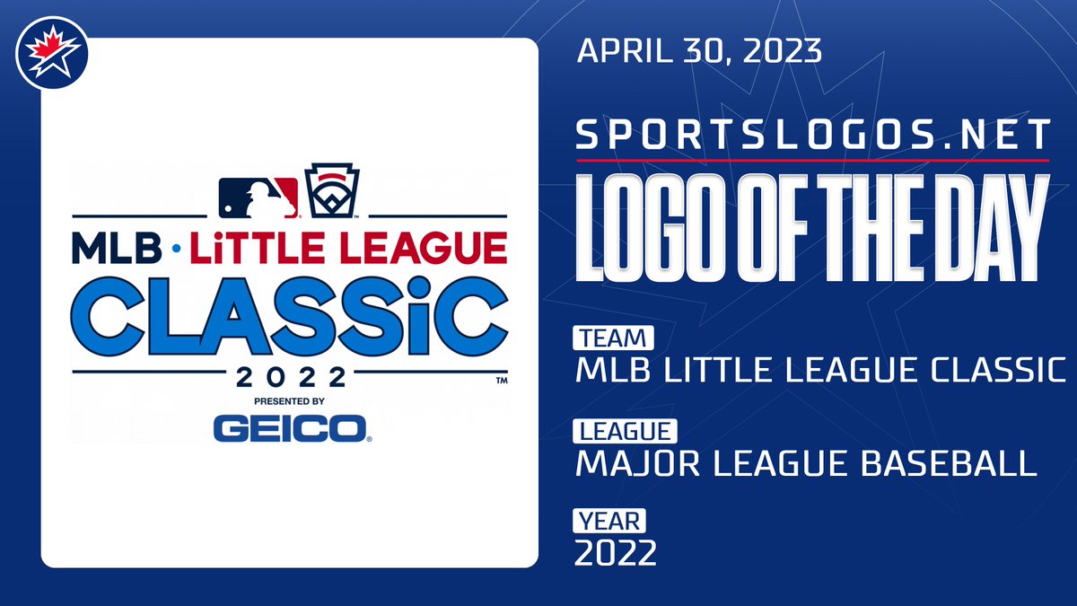 Chris Creamer on Twitter "LogoOfTheDay April 30, 2023 MLB Little