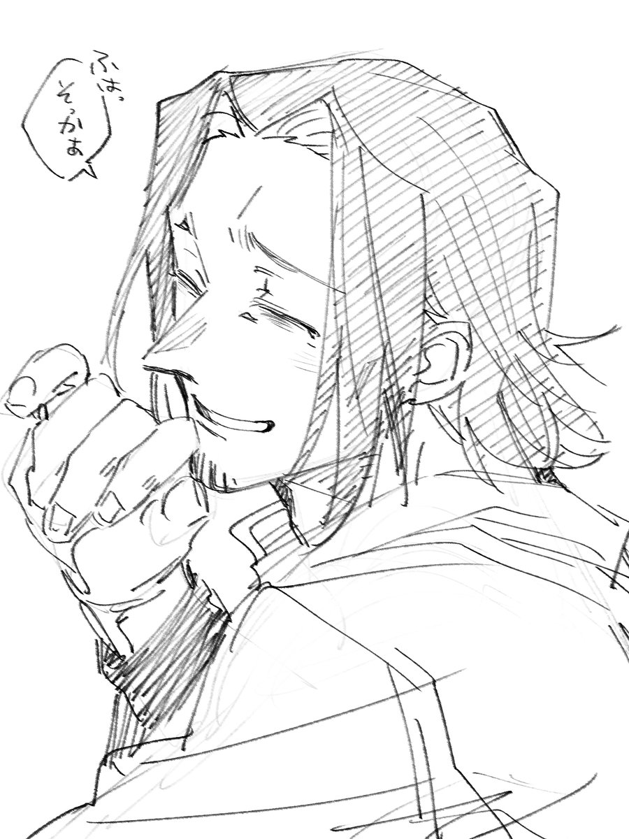 @Ra_bbin_TL 困ったように笑う/戸羽