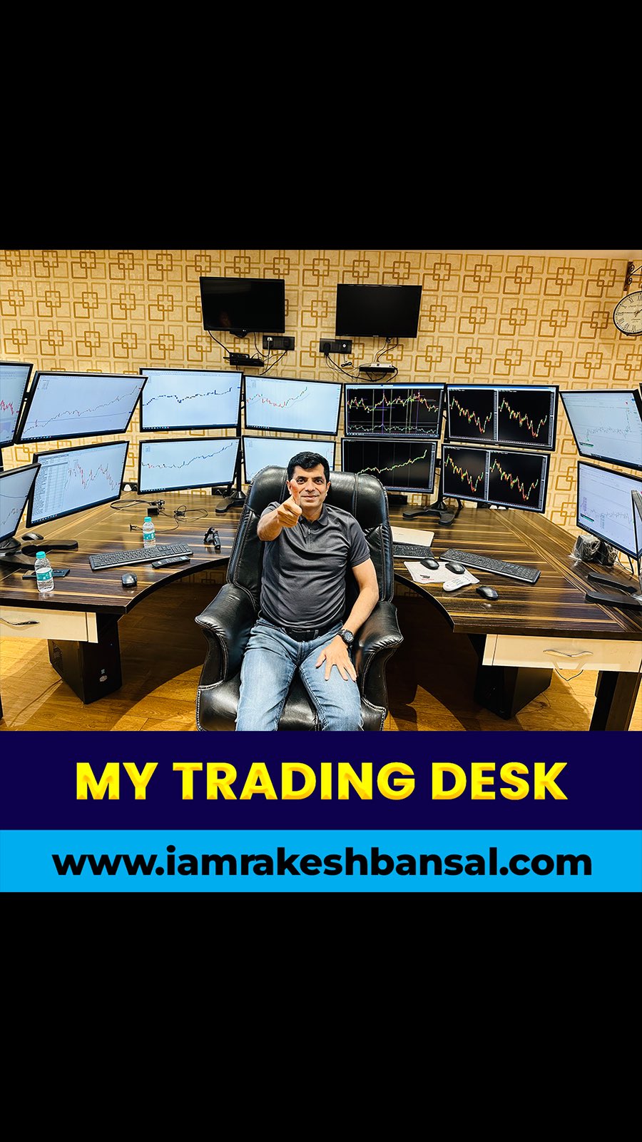 Dr. Rakesh Bansal on Twitter "एक झलक…. My Trading Desk ! stockmarket