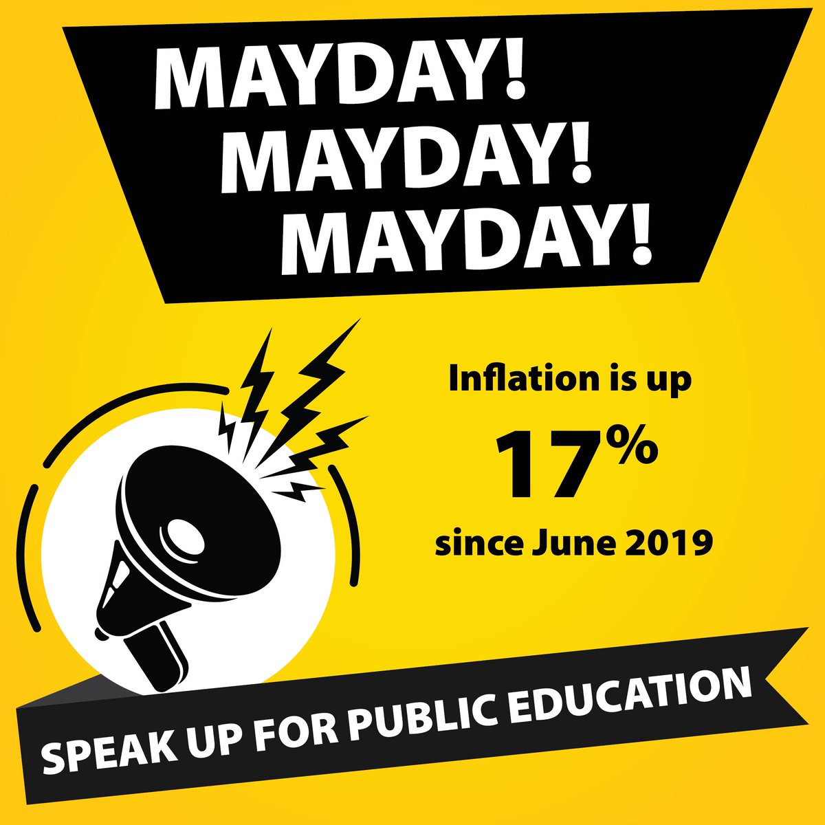 AustinISD's tweet photo. Did you know inflation is up 17% since June 2019? 

That was the last time Texas increased per-student funding for public schools. Funding that doesn’t keep up with inflation means reduced opportunities for students. #txlege #PubEd 

Who represents me? https://t.co/bDaHbuMmMl https://t.co/eb68CsdmMr