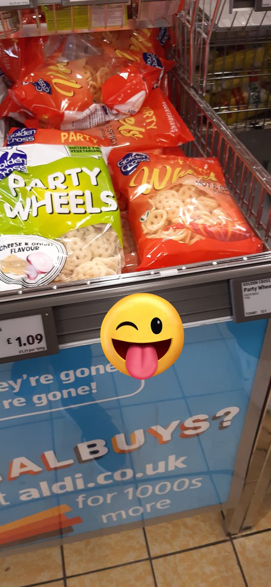 Linson67's tweet photo. @vanessamotion heard you on #kingdomfm this week talking about these. Found these in #aldi this morning https://t.co/UO9meAeFH1