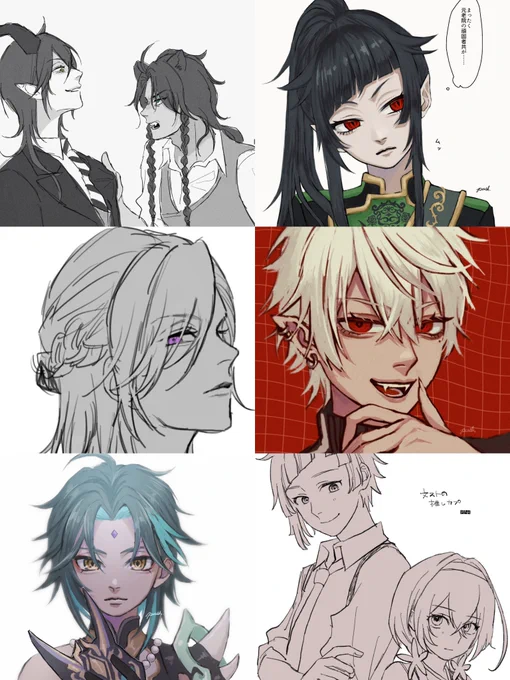 驚きの白さ #今月描いた絵を晒そう