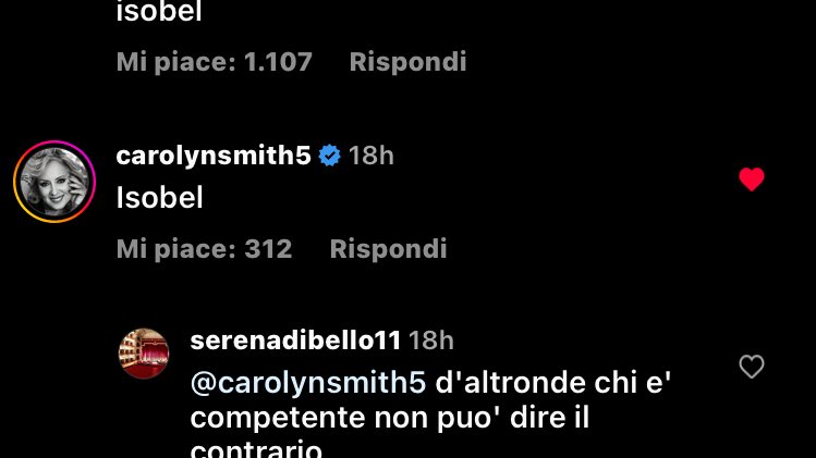ilamayfield_'s tweet photo. Carolyn Smith  che conferma la vincita di Iso contro Madda, il sole colpisce sempre, ti amo #isobel #amici22 https://t.co/9XTXGYic4h